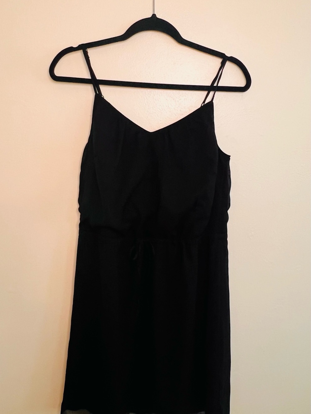 Old Navy Black Spaghetti Strap Mini Dress